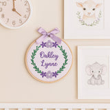 Personalized Embroidered Baby Name Hoop — 5 — image 7