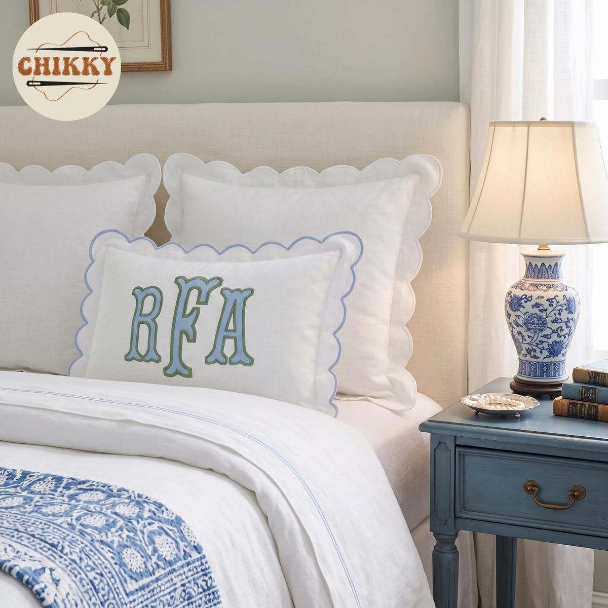 Personalized Embroidered Pillow Cover — image 4