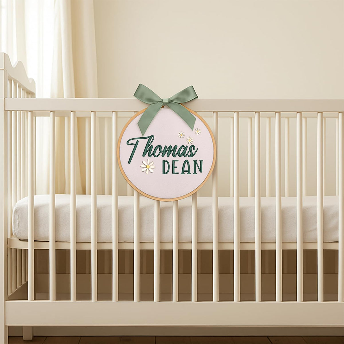 Personalized Embroidered Baby Name Hoop — 11 — image 6