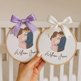 Personalized Embroidered Baby Name Hoop — 11 — image 3