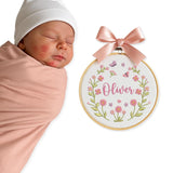Personalized Embroidered Baby Name Hoop — 4
