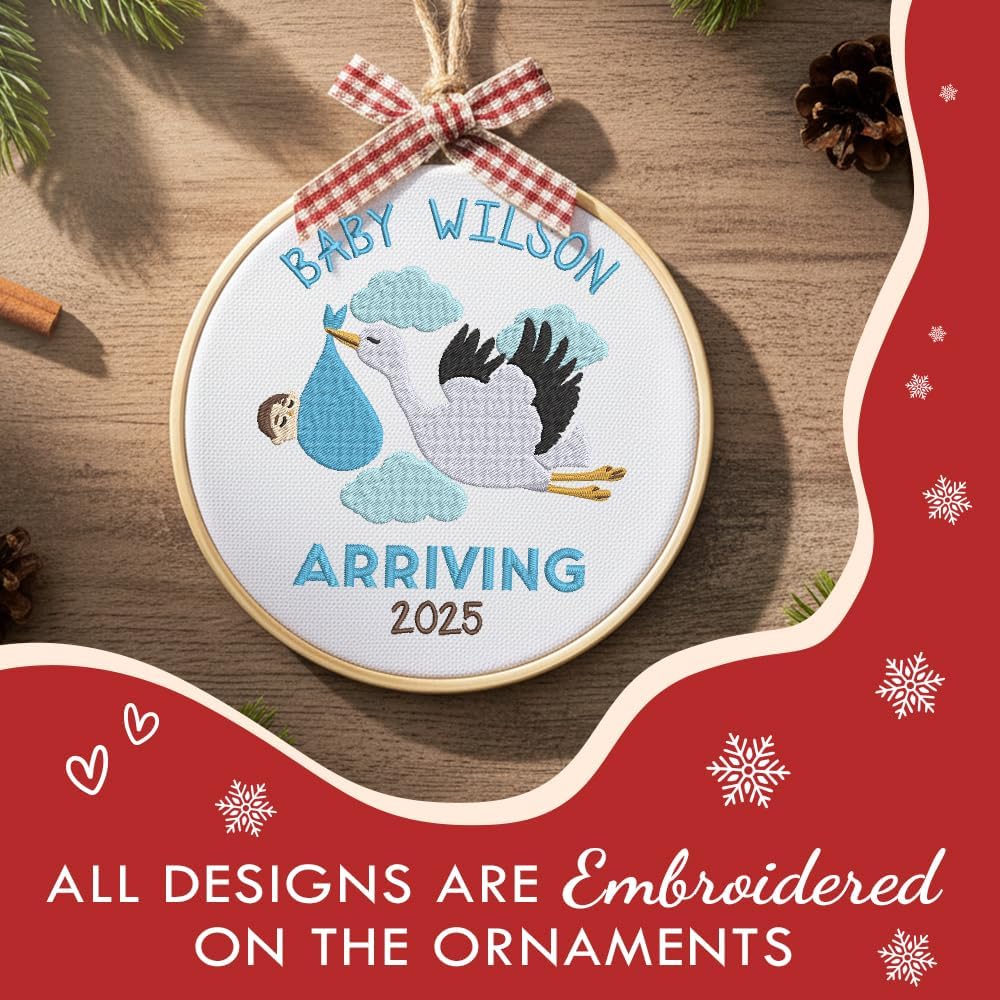 Personalized Baby's First Christmas Ornament — 1 — image 4
