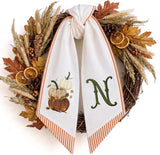 Autumn Personalized Wreath Sash