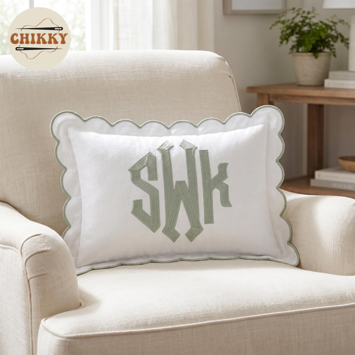 Personalized Embroidered Pillow Cover — 9 — image 5