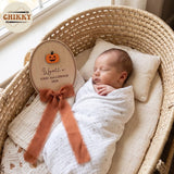 Personalized Wooden Birth Announcement Sign — image 4