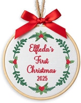 Personalized Baby's First Christmas Ornament — 3