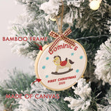 Personalized Baby's First Christmas Ornament — 8 — image 6