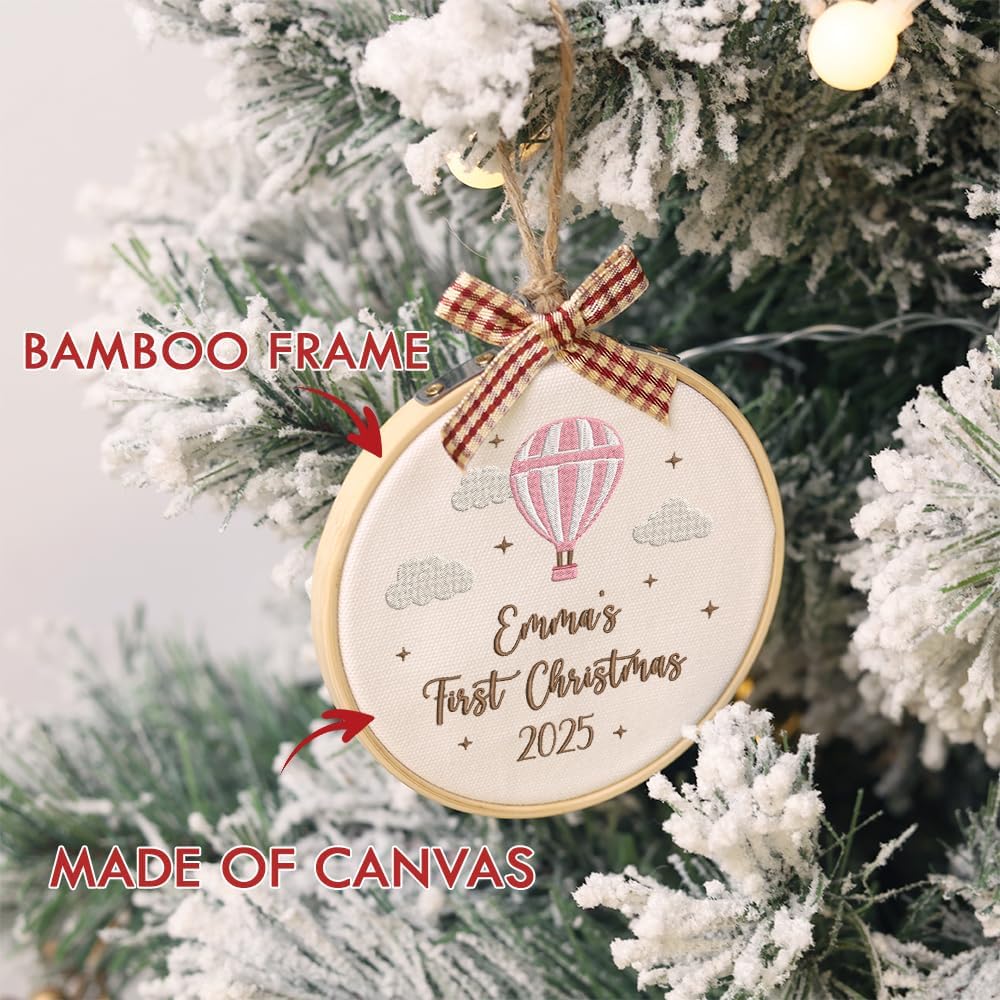 Personalized Baby's First Christmas Ornament — 3 — image 6