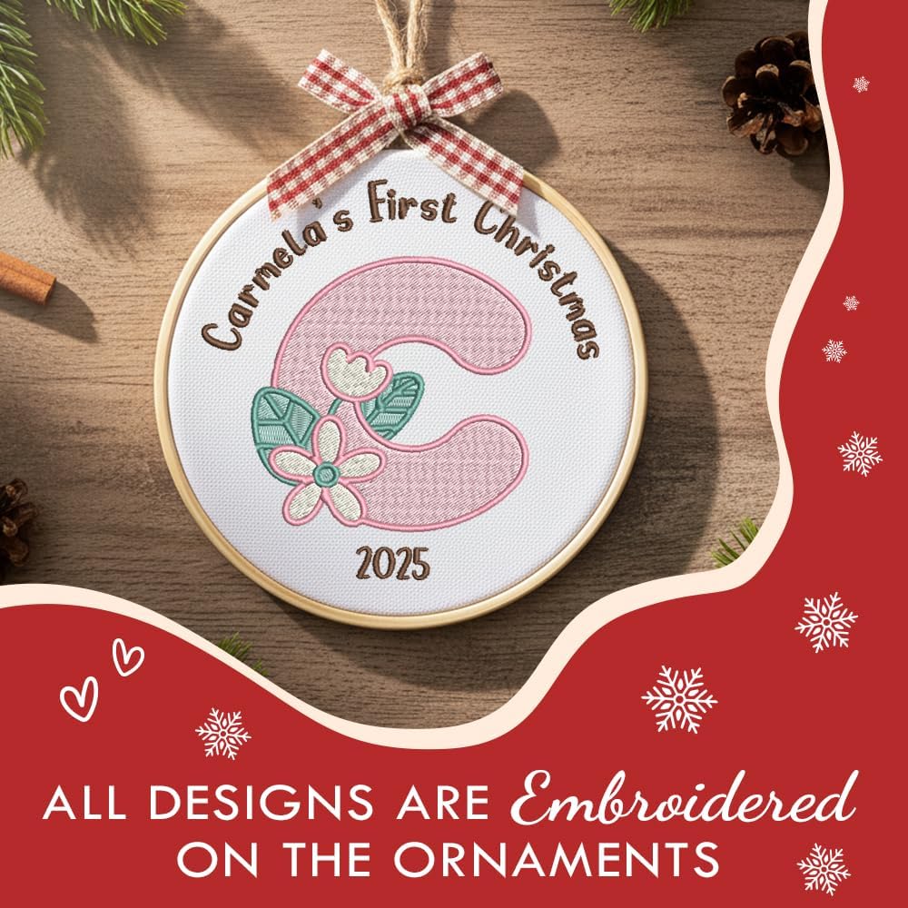 Personalized Baby's First Christmas Ornament — 6 — image 4