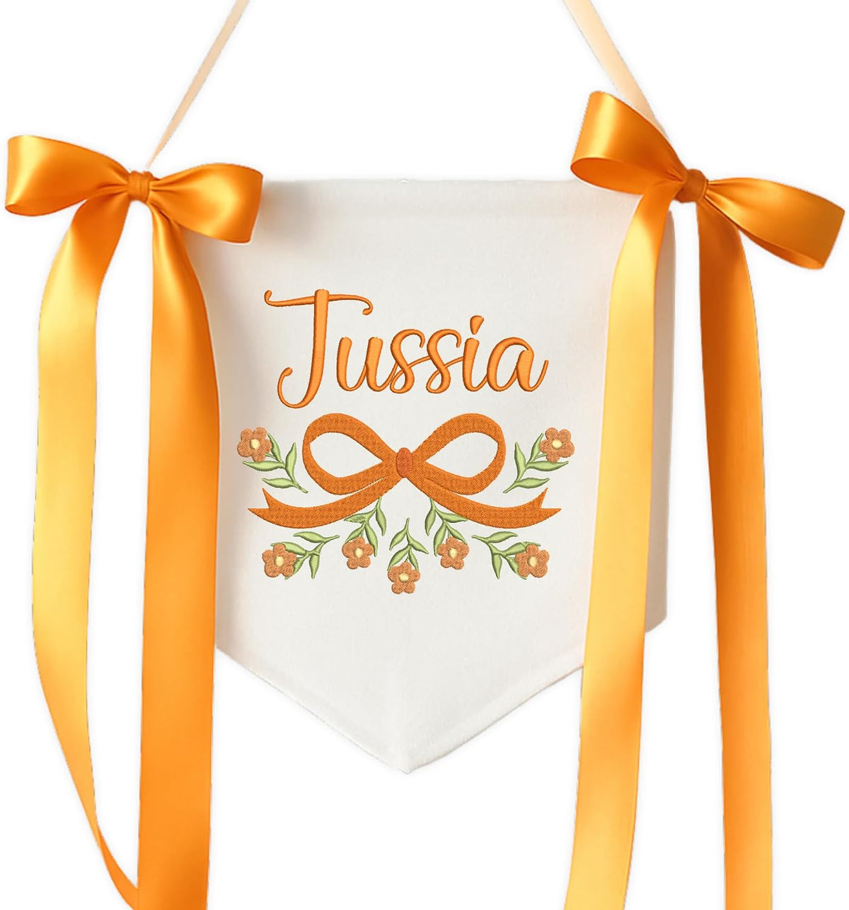 Personalized Embroidered Baby Name Banner — 7