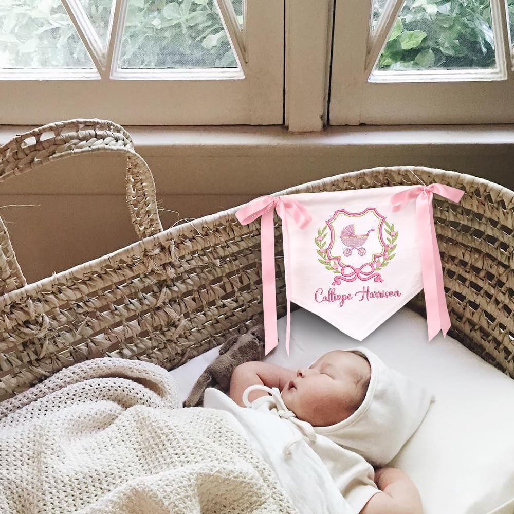 Personalized Embroidered Baby Name Banner — 14 — image 4