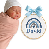Personalized Embroidered Baby Name Hoop — 10