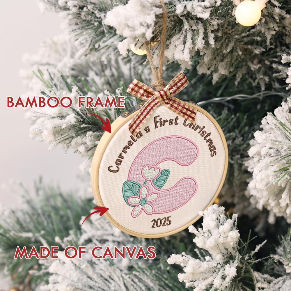 Personalized Baby's First Christmas Ornament — 6 — image 6