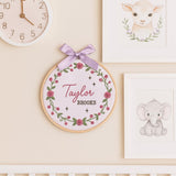 Personalized Embroidered Baby Name Hoop — 5 — image 7