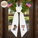 Patriotic Personalized Wreath Sash — image 4