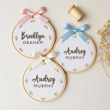 Personalized Embroidered Baby Name Hoop — 17 — image 2