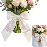 Personalized Embroidered Bouquet Sash — 10 - Couple Name