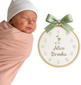Personalized Embroidered Baby Name Hoop — 10