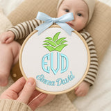 Personalized Embroidered Baby Name Hoop — 2 — image 5