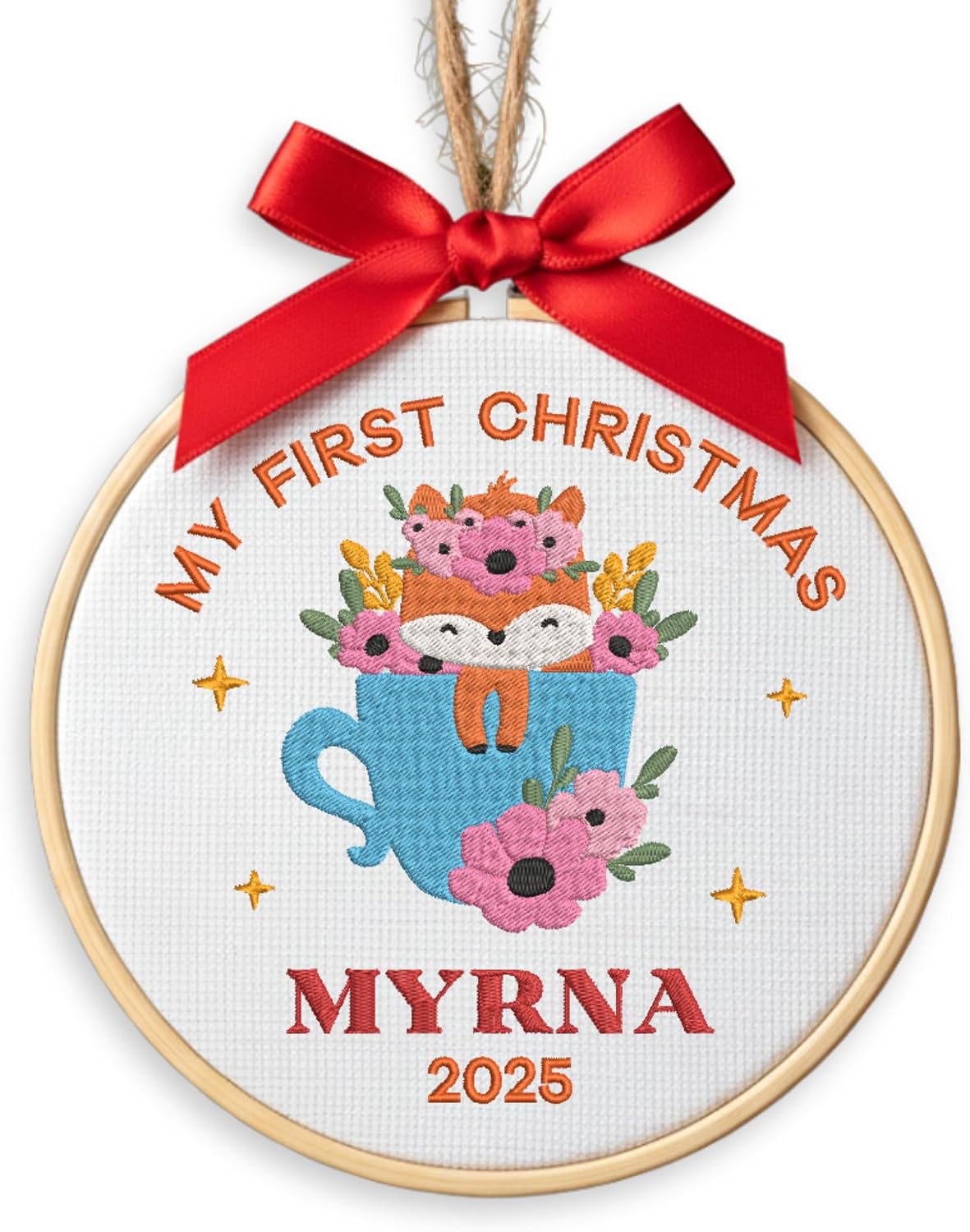 Personalized Baby's First Christmas Ornament — 4