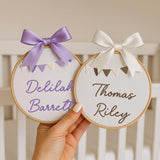 Personalized Embroidered Baby Name Hoop — 7 — image 3