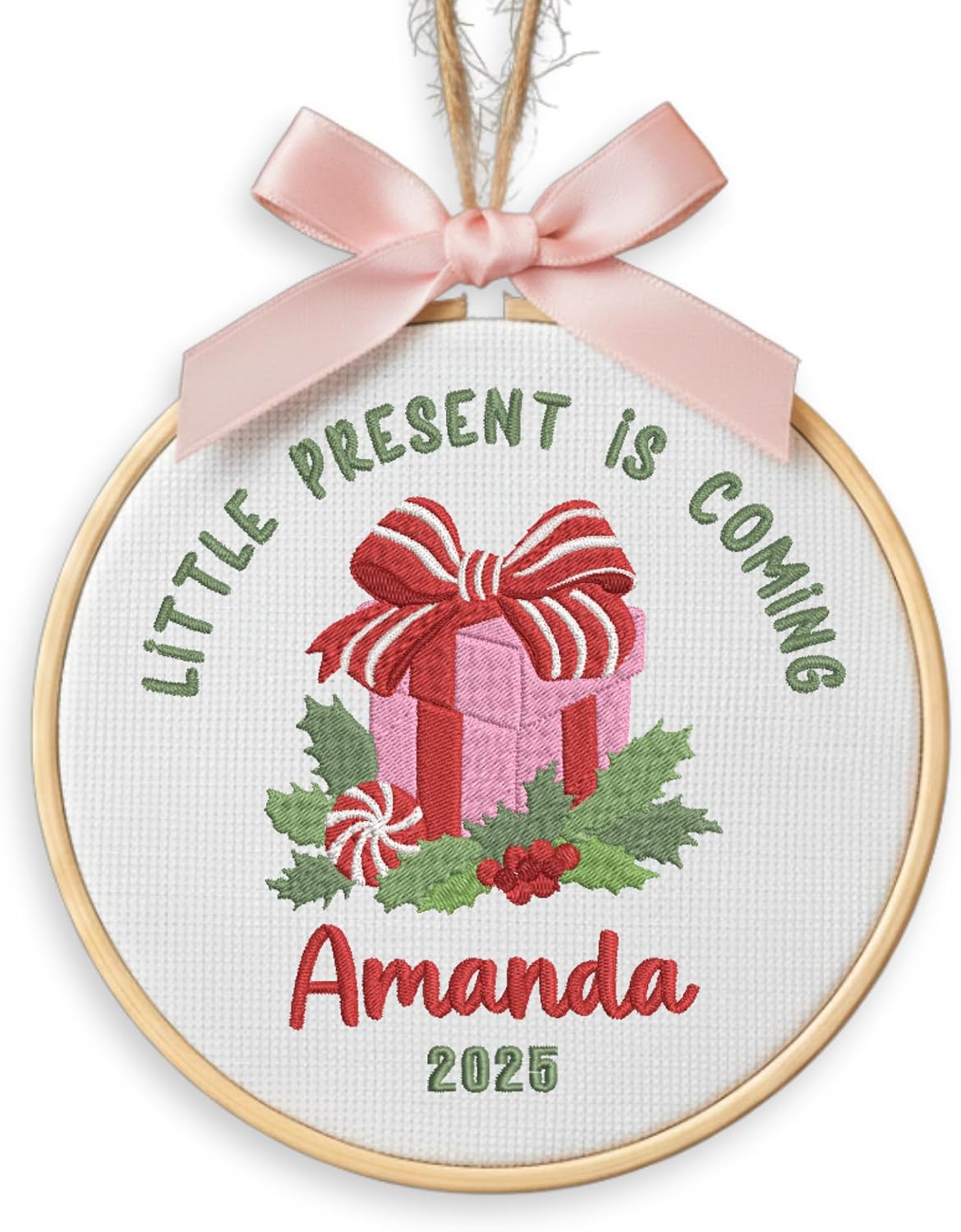 Personalized Baby's First Christmas Ornament — 12