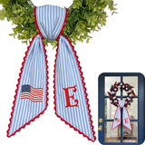 Patriotic Personalized Wreath Sash — 11 - USA Flag