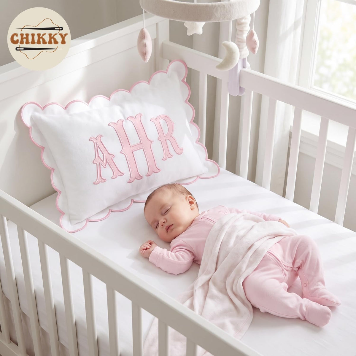 Personalized Embroidered Pillow Cover — image 3