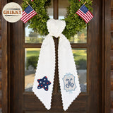 Patriotic Personalized Wreath Sash — 7 - Star — image 4
