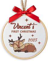 Personalized Baby's First Christmas Ornament — 6