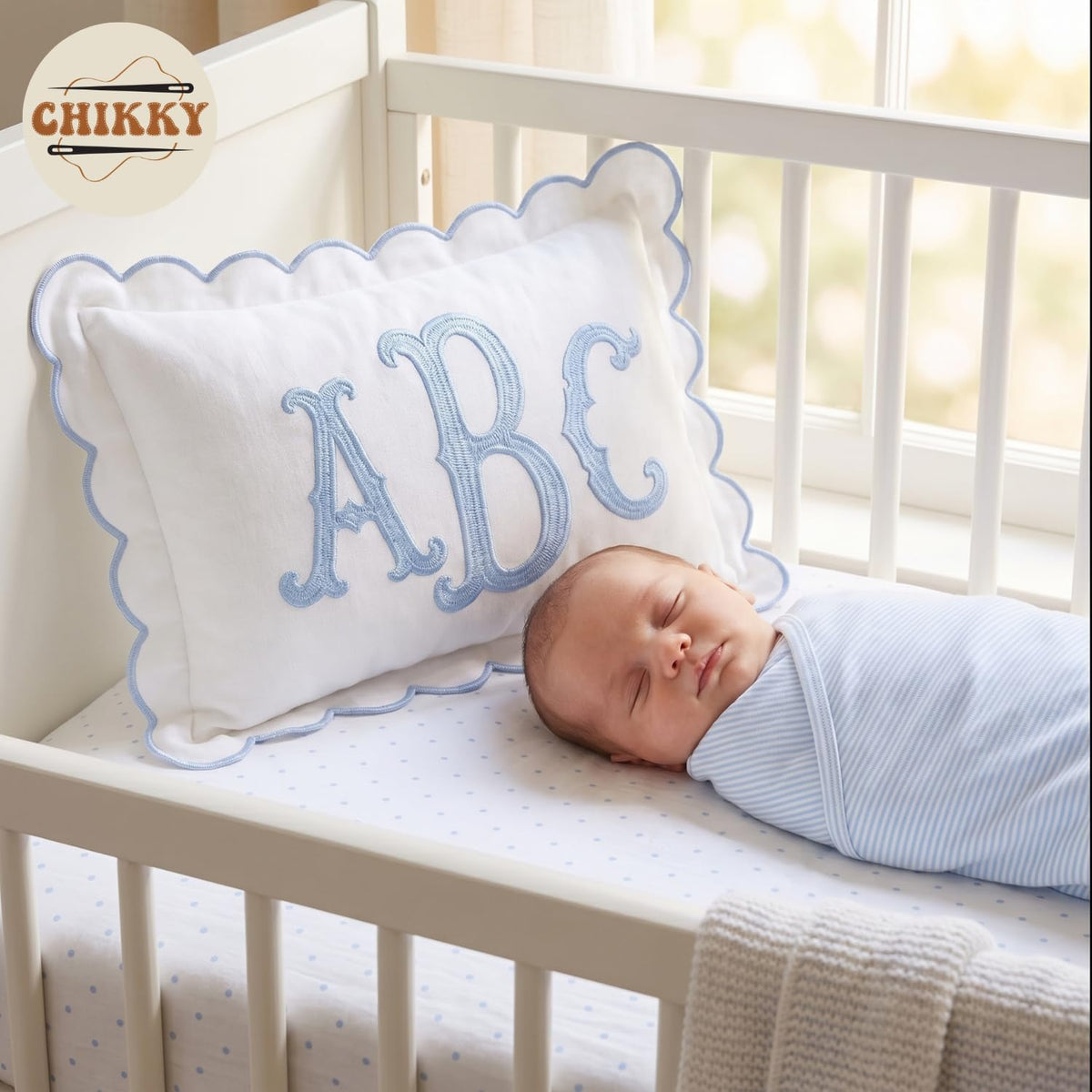 Personalized Embroidered Pillow Cover — 11 — image 3