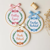 Personalized Embroidered Baby Name Hoop — 5 — image 2