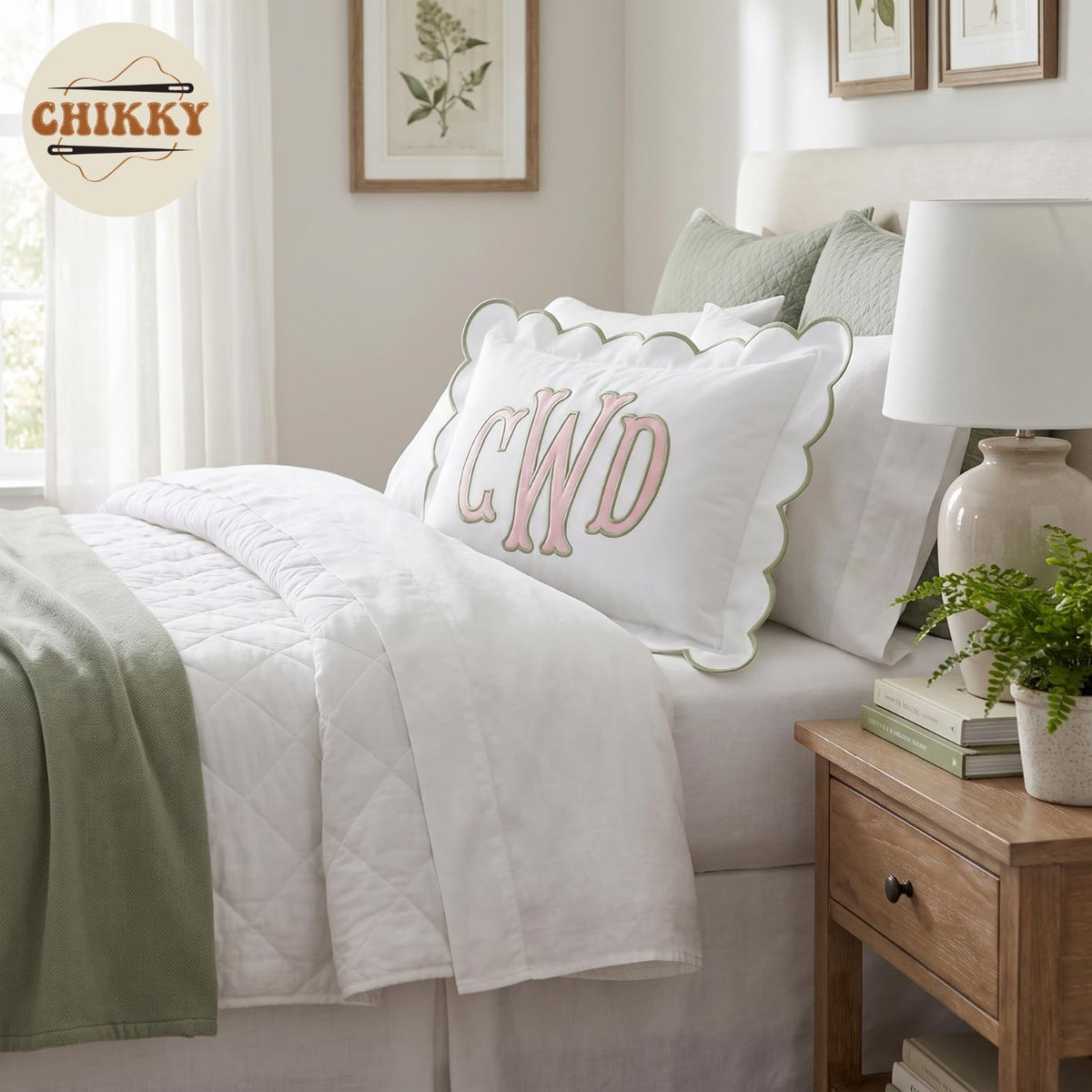 Personalized Embroidered Pillow Cover — image 4
