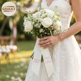 Personalized Embroidered Bouquet Sash — 10 - Couple Name — image 4