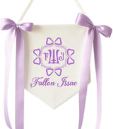 Personalized Embroidered Baby Name Banner — 7