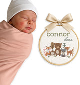 Personalized Embroidered Baby Name Hoop — 1