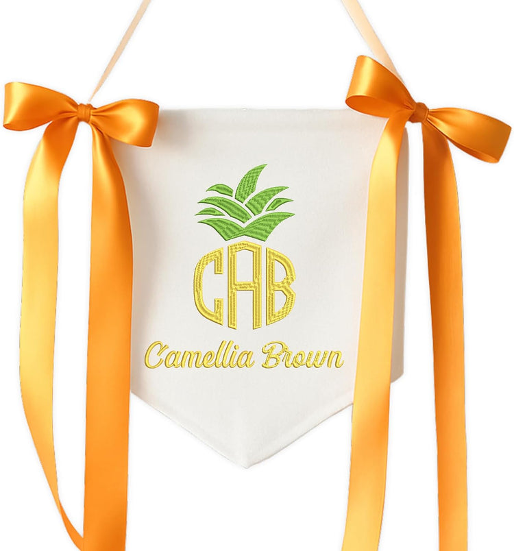 Personalized Embroidered Baby Name Banner — 8