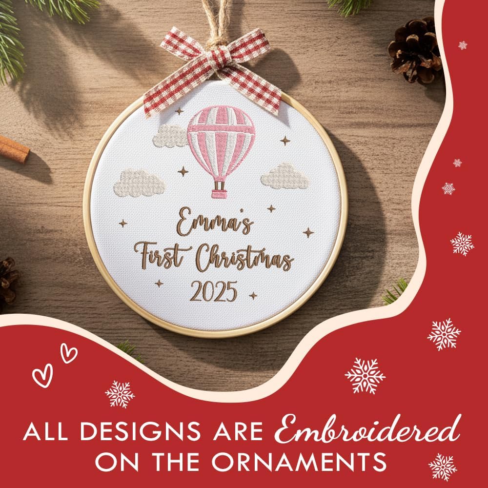 Personalized Baby's First Christmas Ornament — 3 — image 4