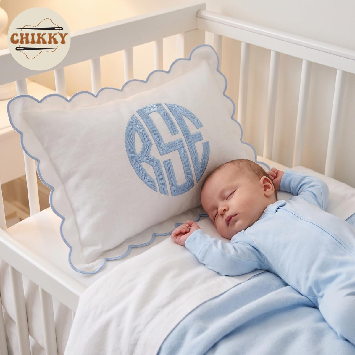 Personalized Embroidered Pillow Cover — 6 — image 3
