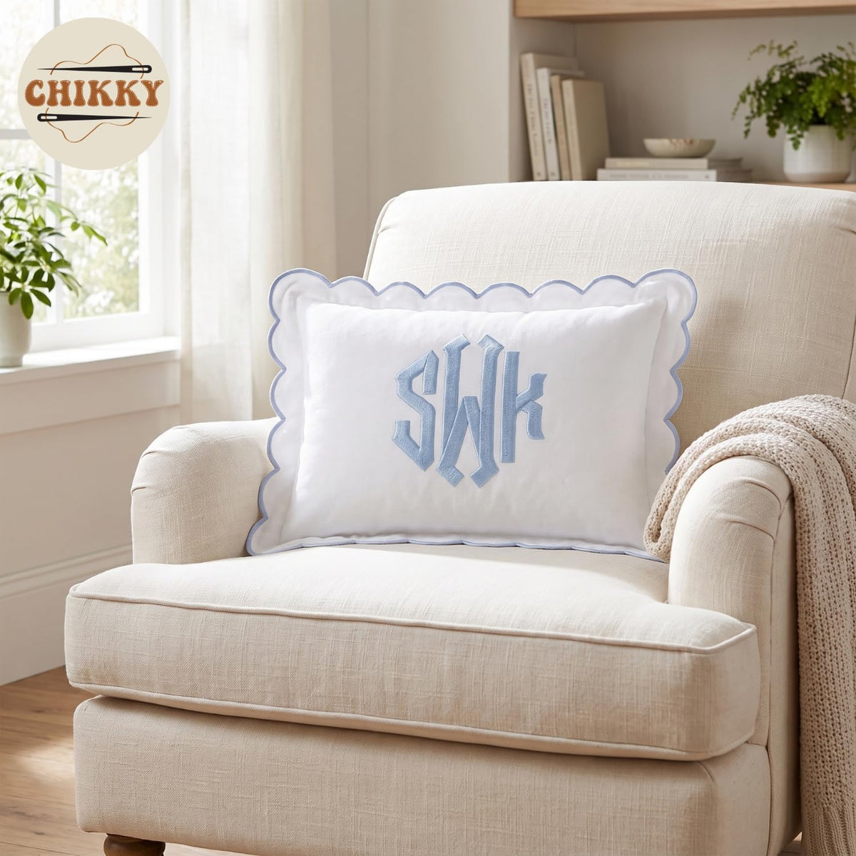 Personalized Embroidered Pillow Cover — image 5