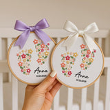 Personalized Embroidered Baby Name Hoop — 16 — image 3