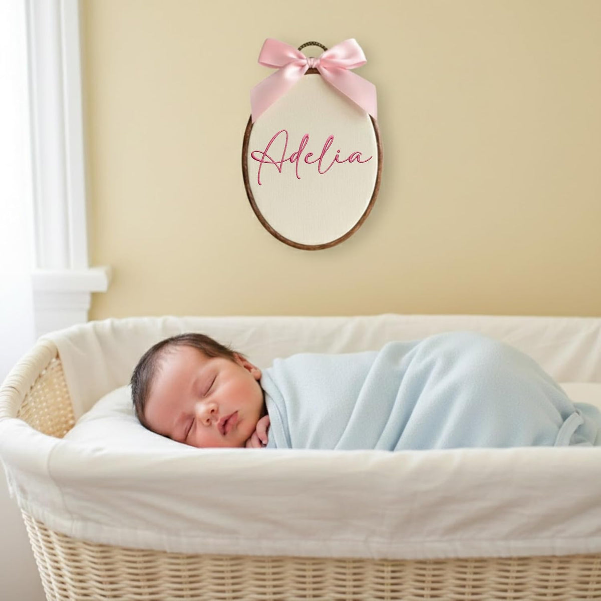 Personalized Embroidered Baby Name Hoop — 1 — image 3