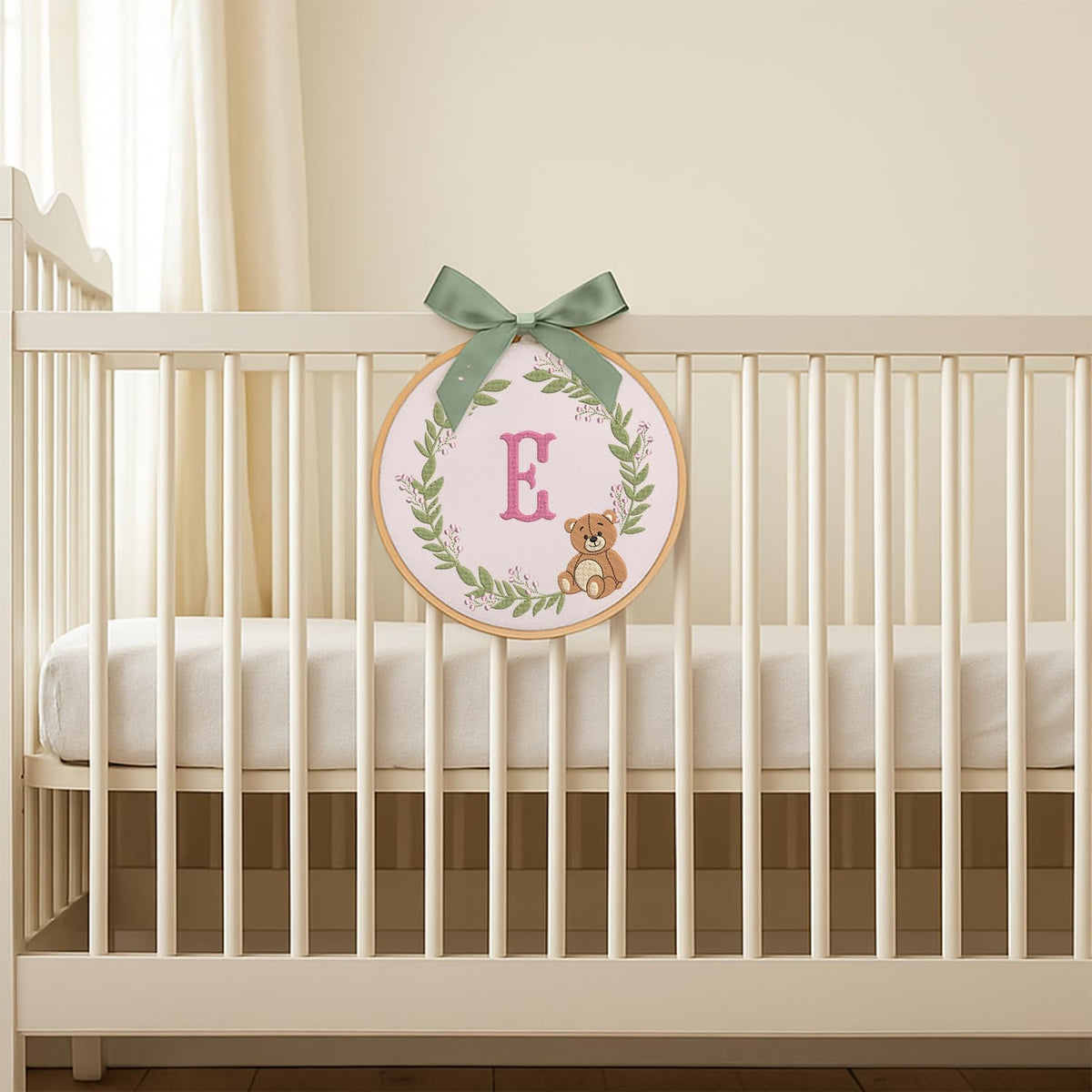 Personalized Embroidered Baby Name Hoop — 10 — image 6