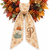 Autumn Personalized Wreath Sash