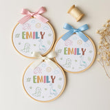 Personalized Embroidered Baby Name Hoop — 13 — image 2
