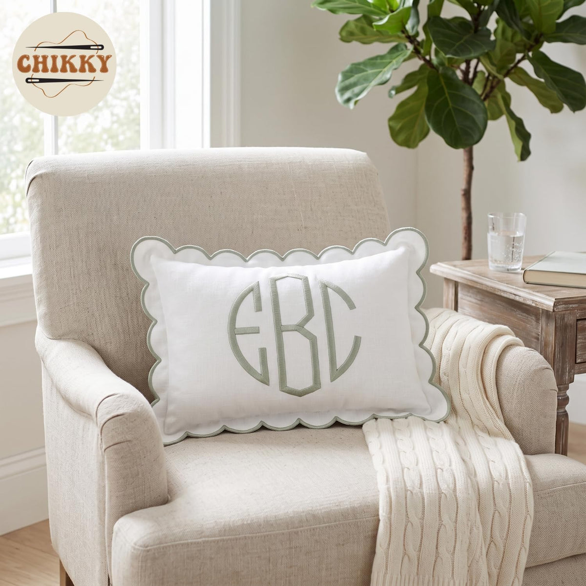 Personalized Embroidered Pillow Cover — image 5