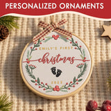 Personalized Baby's First Christmas Ornament — 12 — image 8
