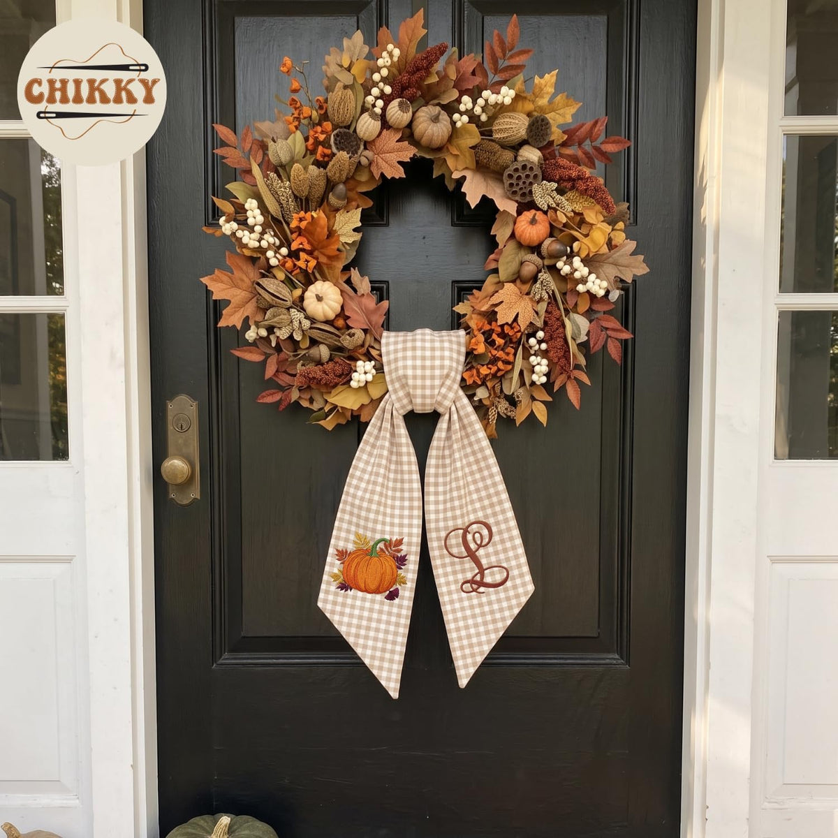 Christmas Personalized Wreath Sash — image 6