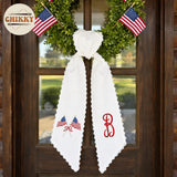 Patriotic Personalized Wreath Sash — 2 - USA Flag — image 4