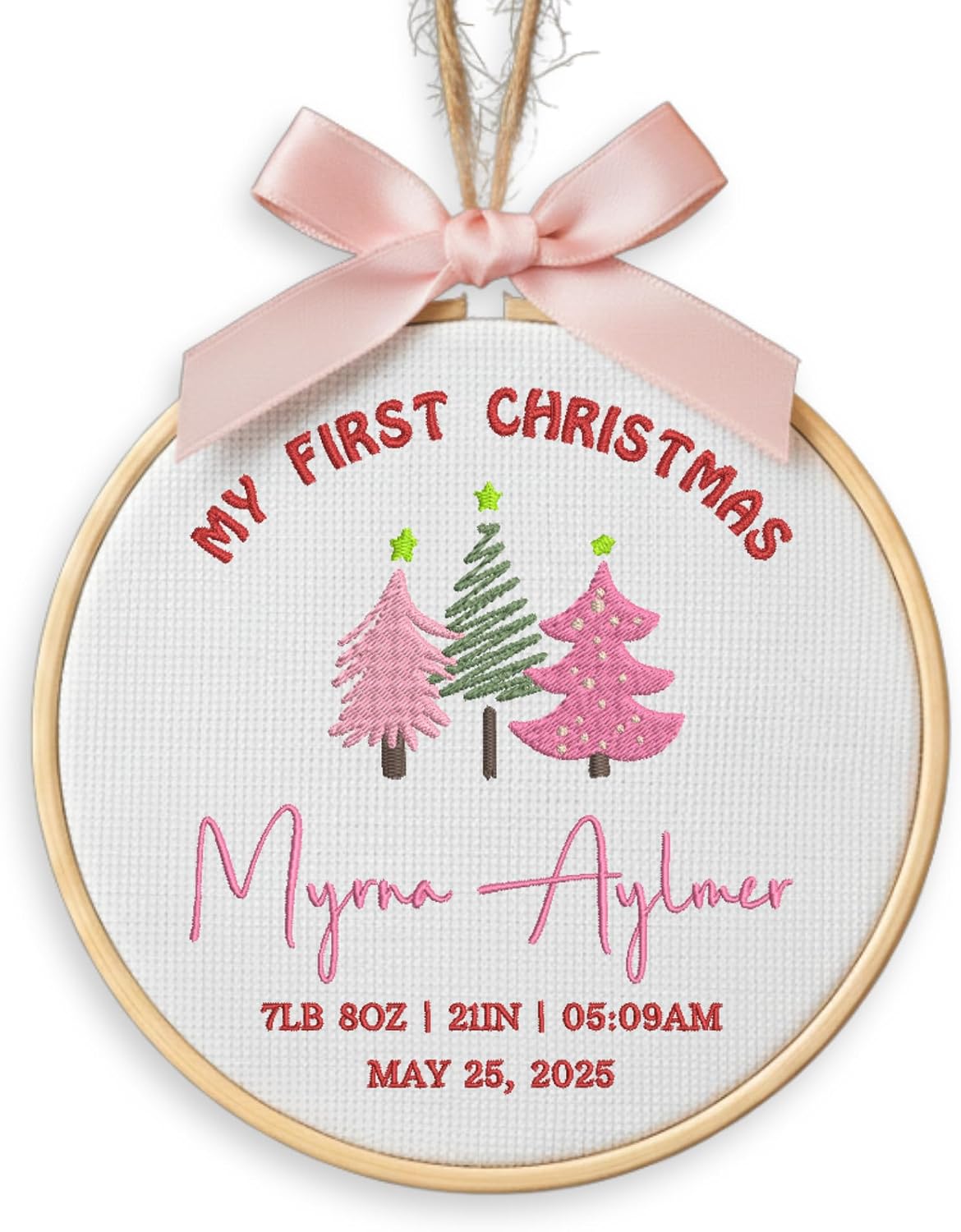 Personalized Baby's First Christmas Ornament — 10